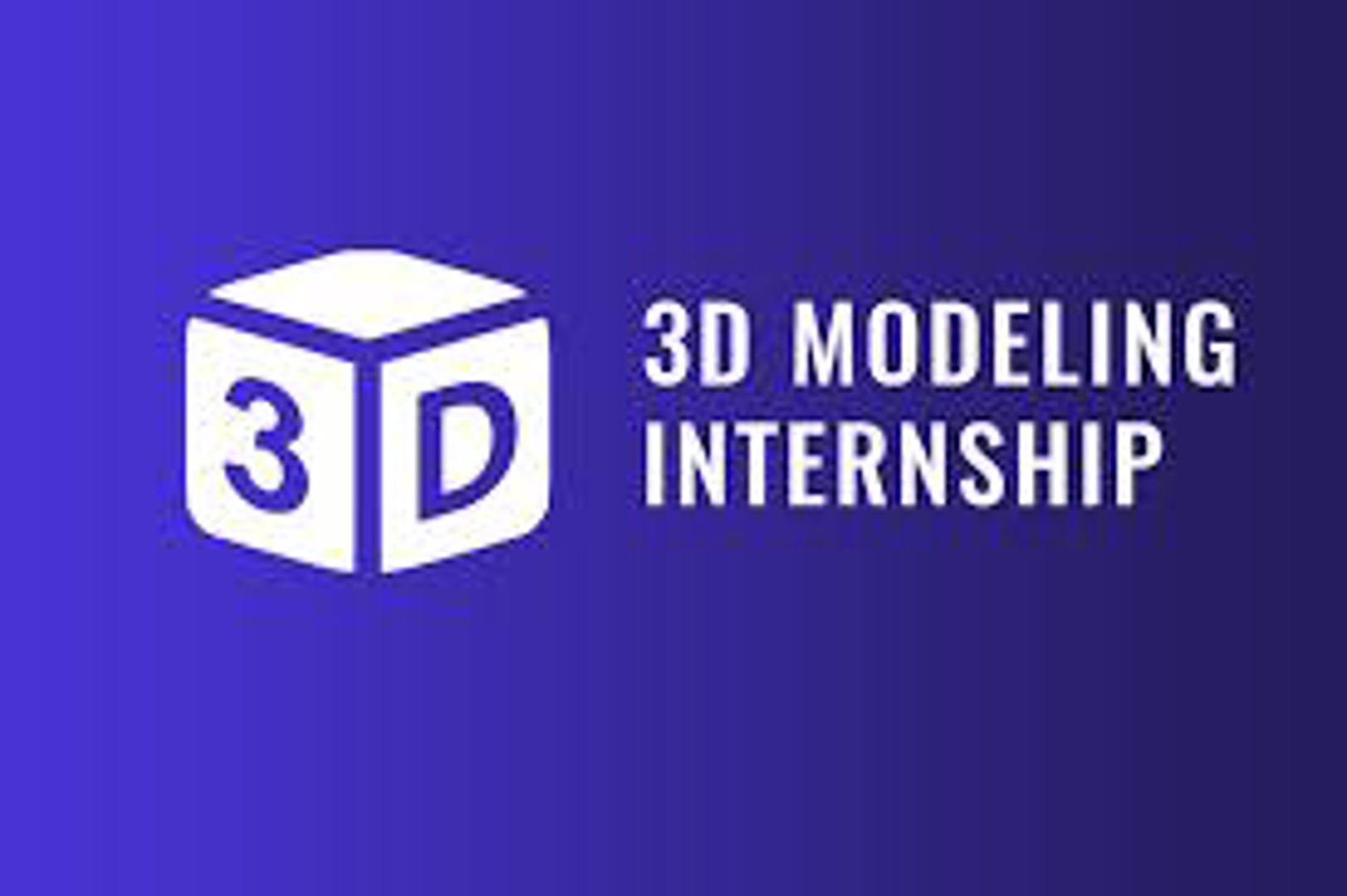 3D designer internships